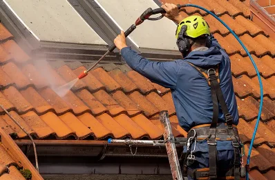 Démoussage et hydrofuge de toiture à Audembert